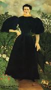 Henri Rousseau Portrait of a Woman oil